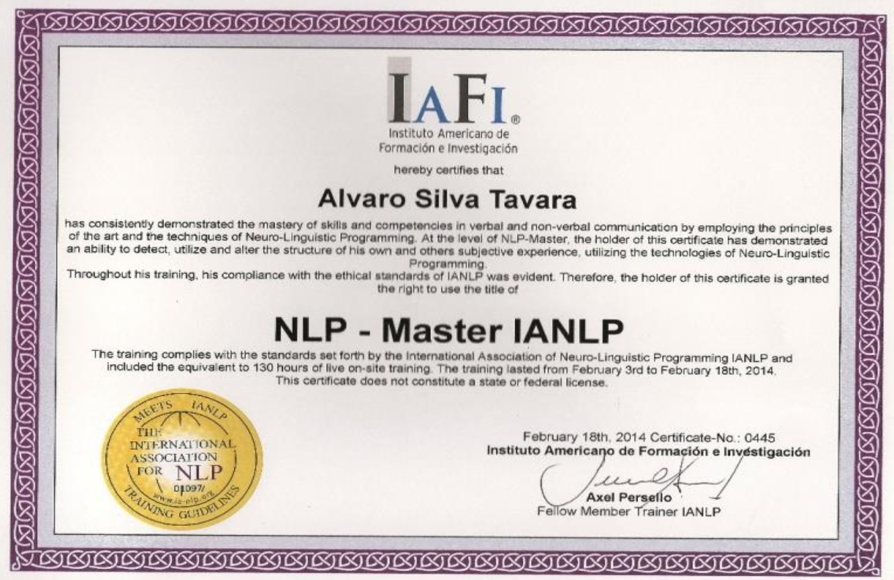 Master en Programación Neurolinguistica