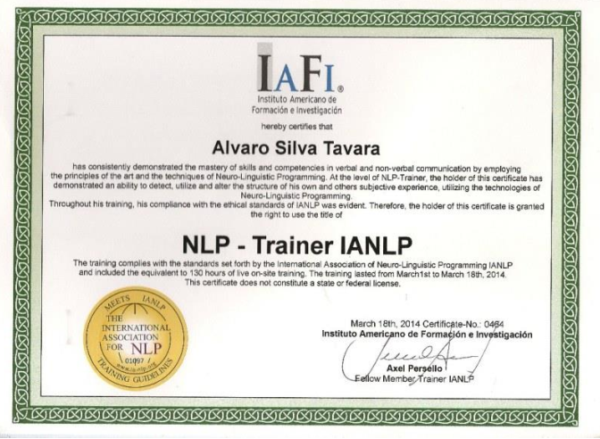 TRAINER PNL Trainer en PNL