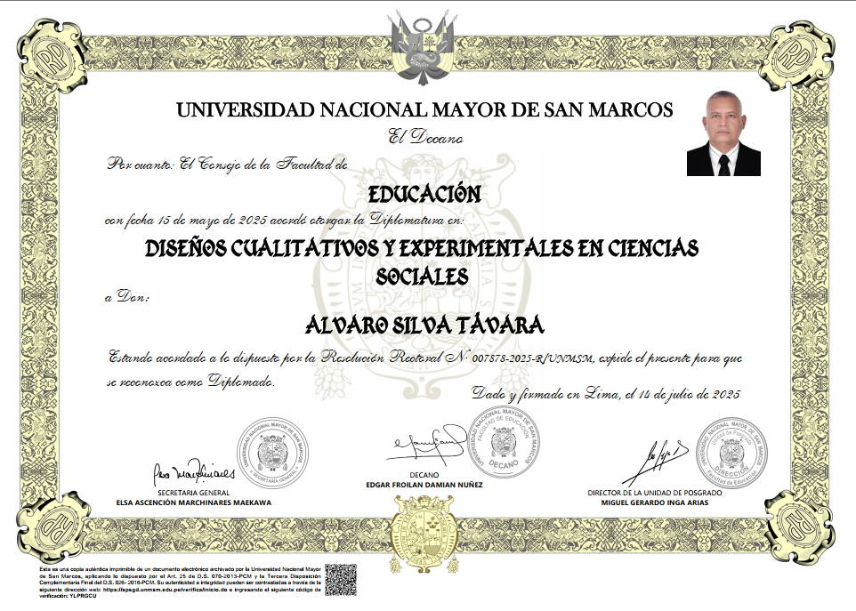 diploma cualitativa unmsm Diplomado de Investigación cualitativa en la UNMSM