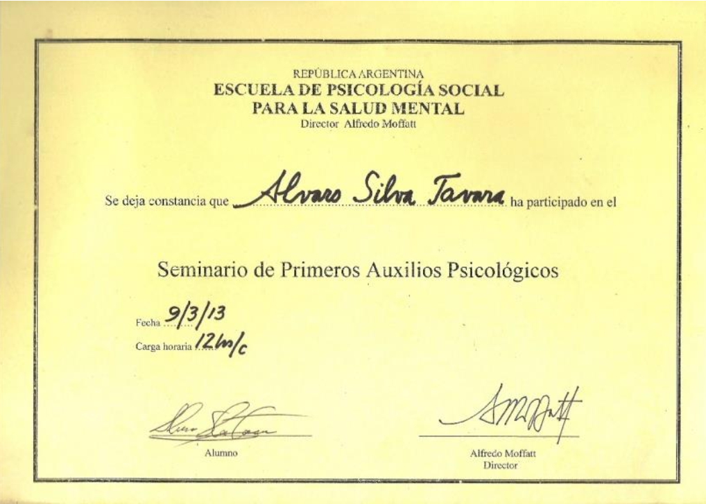primeros auxilios psicologicos Primeros auxilios psicológicos