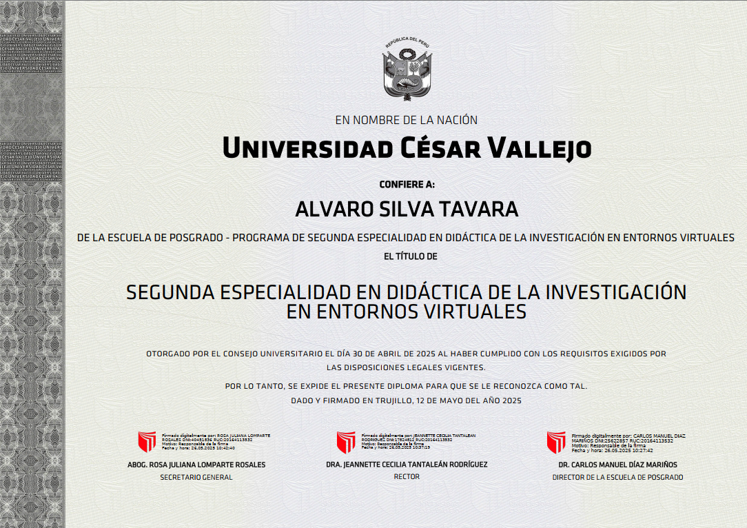 segunda especialidad en didactica de investigacion Segunda espeicialidad en Investigación en entornor virtuales